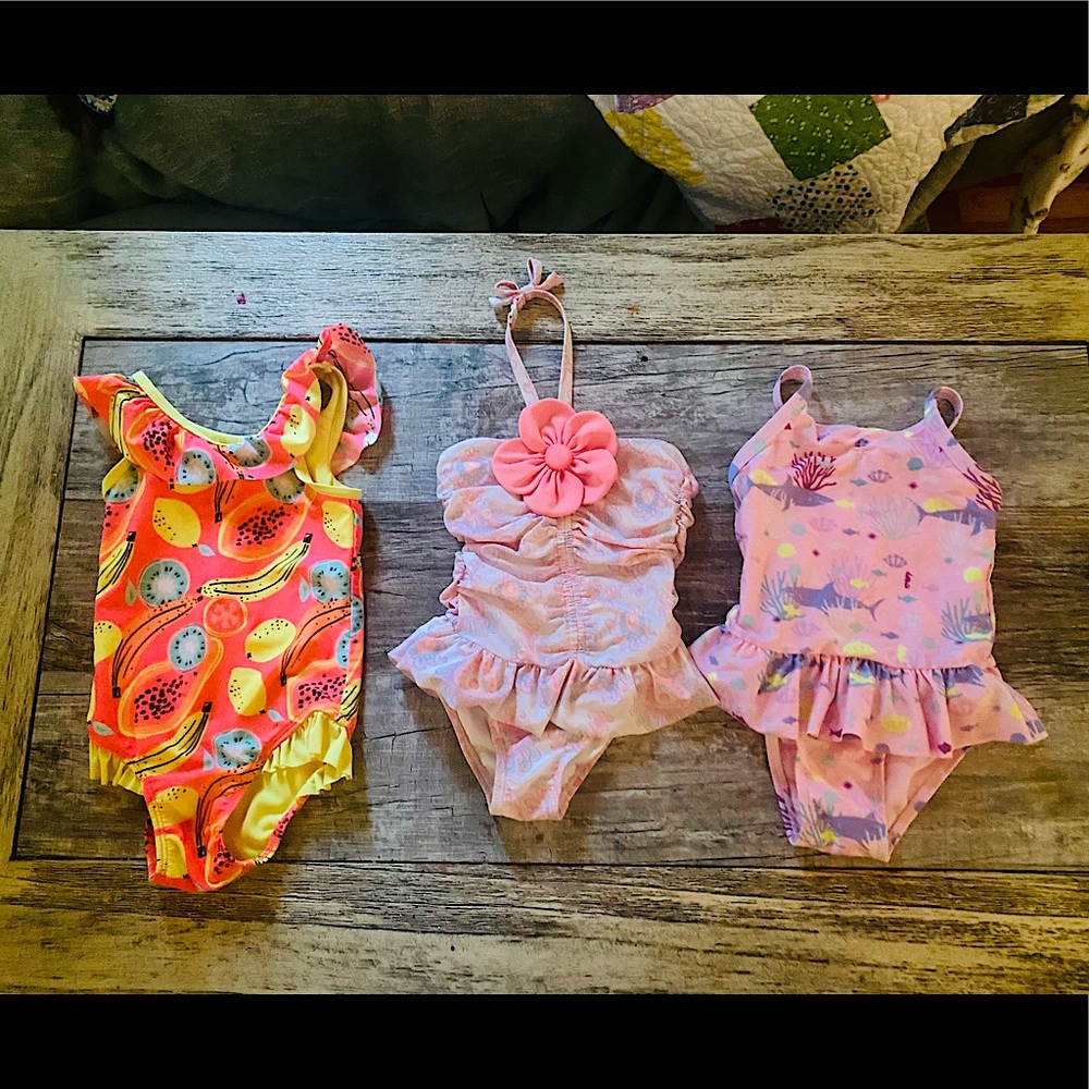 3T Swim Bundle. 1 Janie & Jack, 2 Cat & Jack. EUC!
